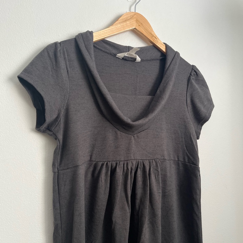 Three Seasons Maternity Charcoal Dress - Picture 5 of 12